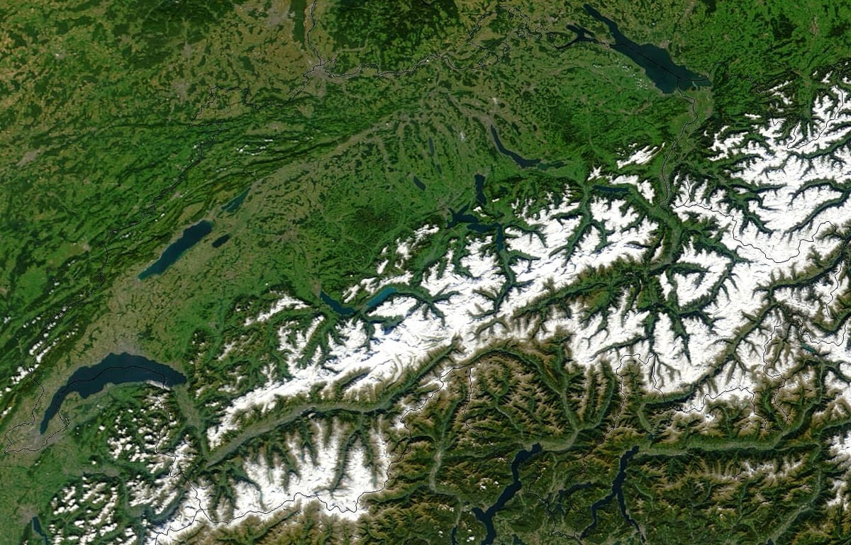зураг швейцарь хиймэл дагуулын
