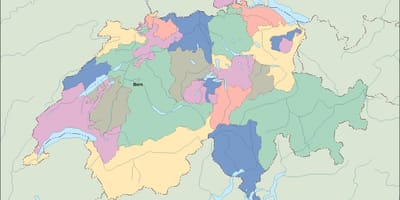 Зураг улс төрийн газрын зураг швейцарь